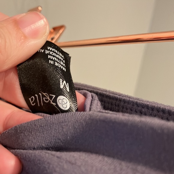 Zella Sporty Splice High Waist Crop Leggings - Picture 5 of 6